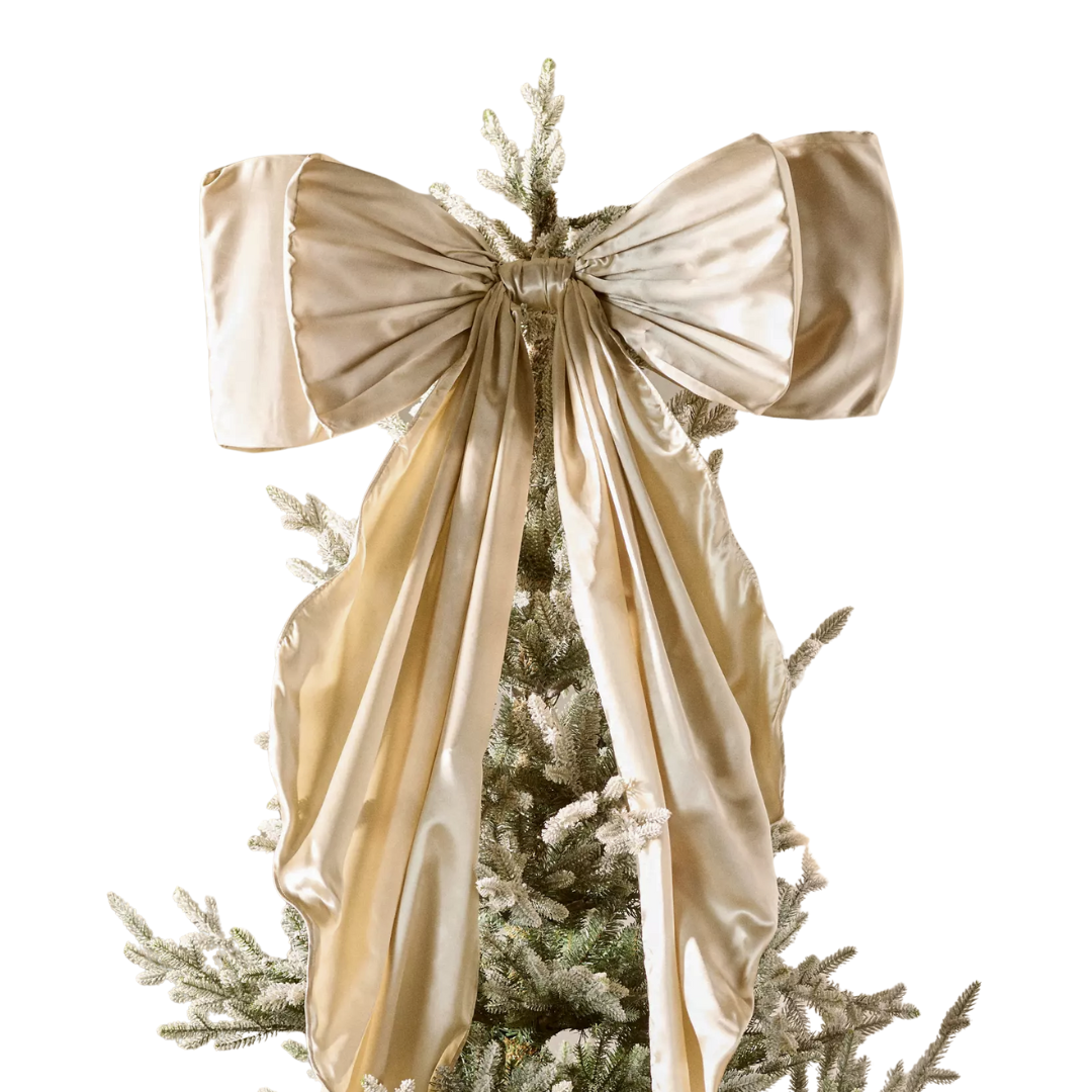 Satin Bow Tree Topper