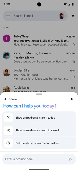 Google has started rolling out its Q&A Gemini feature for Gmail on Android.