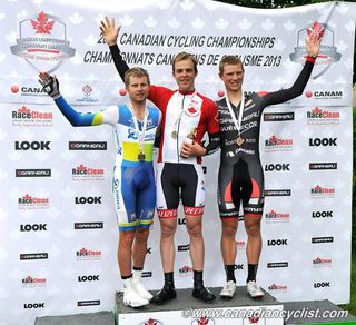 Elite Men TT - Dearden wages upset in Canadian time trial championship