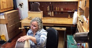 While Kathy Wingert has been building guitars as a trade since 1996, based in Southern California, her history in instrument building goes back to her high-school years.