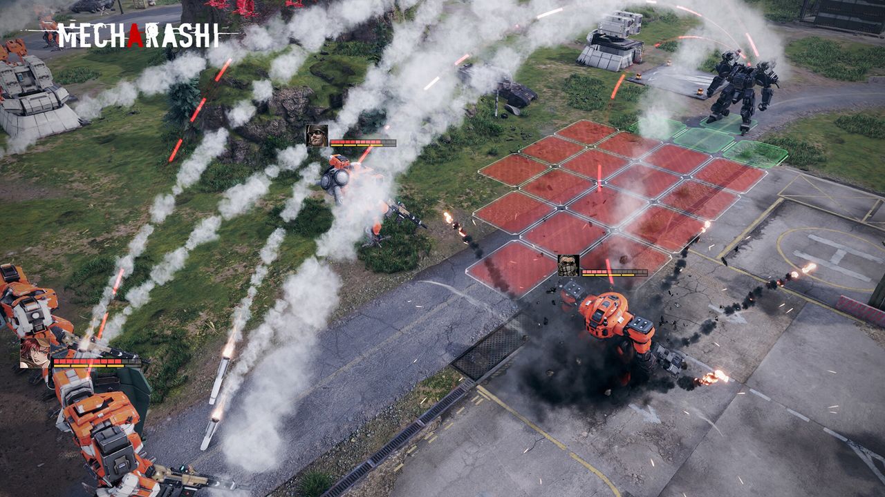An image from mecha strategy RPG Mecharashi