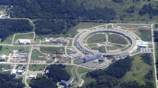Aerial view of the Argonne National Laboratory site in Illinois, USA