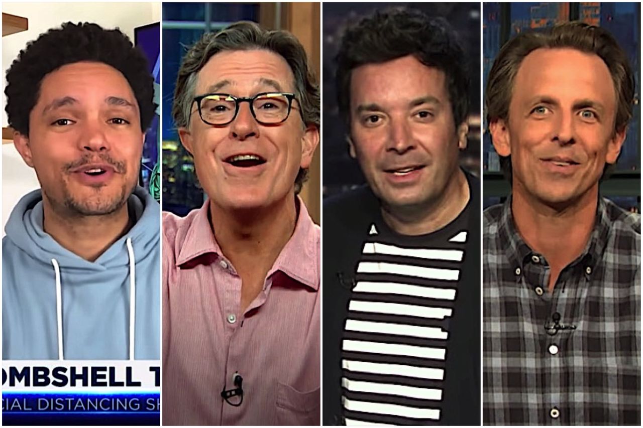 Late night hosts on Trump&amp;#039;s tax returns