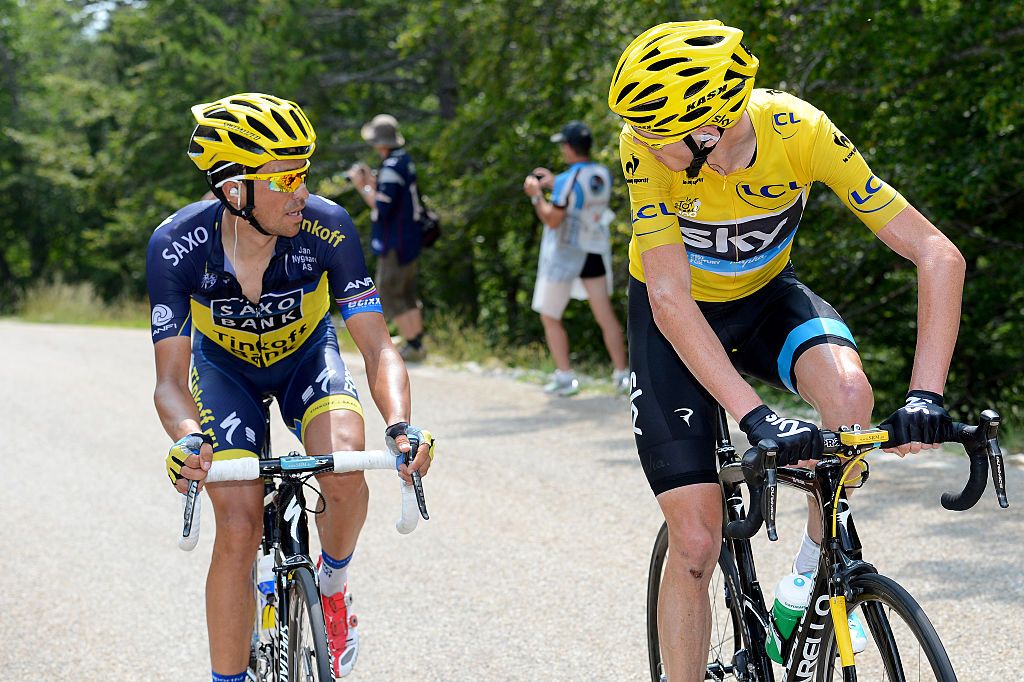 Alberto Contador Chris Froome 2013 Tour