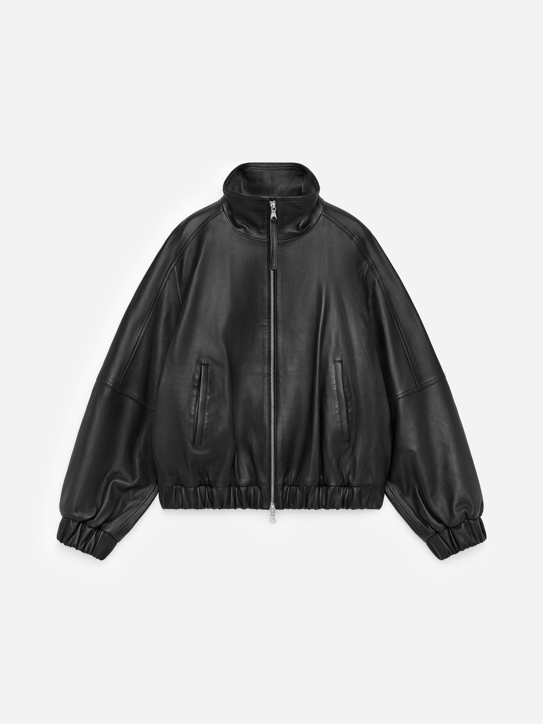 Leather Jacket &amp;ndash; Black &amp;ndash; Women &amp;ndash; Arket Gb