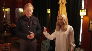 Lisa Kudrow and Conan O'Brien on The Conan O'Brien Show
