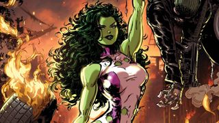 Art from Sensational She-Hulk #3.