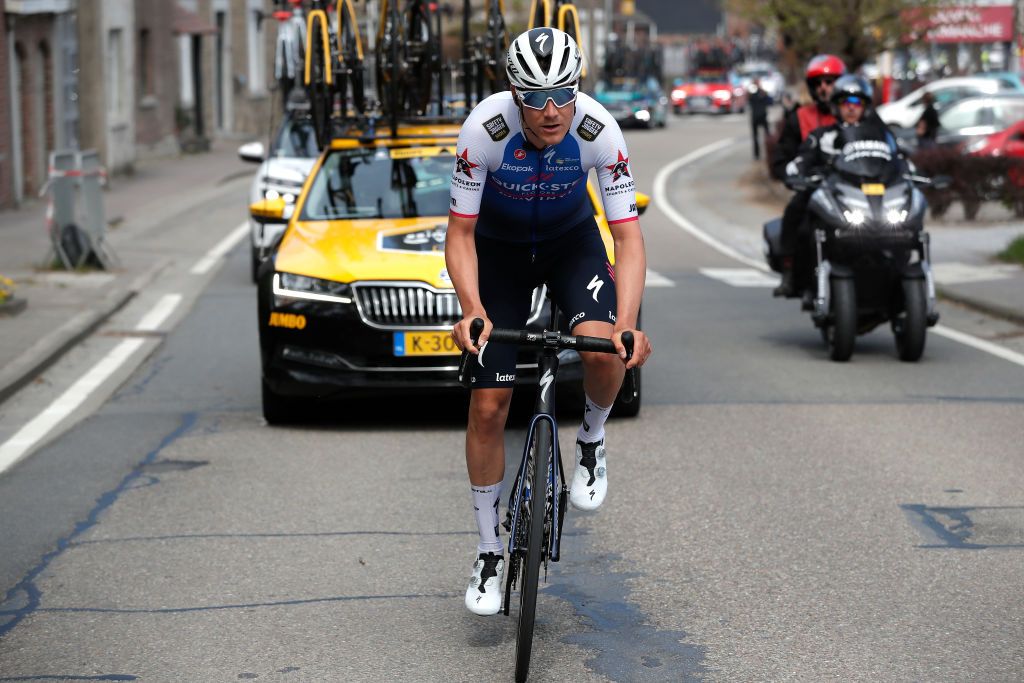 HUY BELGIUM APRIL 20 Louis Vervaeke of Belgium and Team QuickStep Alpha Vinyl competes during the 86th La Flche Wallonne 2022 Mens Elite a 2011km one day race from Blegny to Mur de Huy 204m WorldTour FlecheWallonne on April 20 2022 in Huy Belgium Photo by Bas CzerwinskiGetty Images