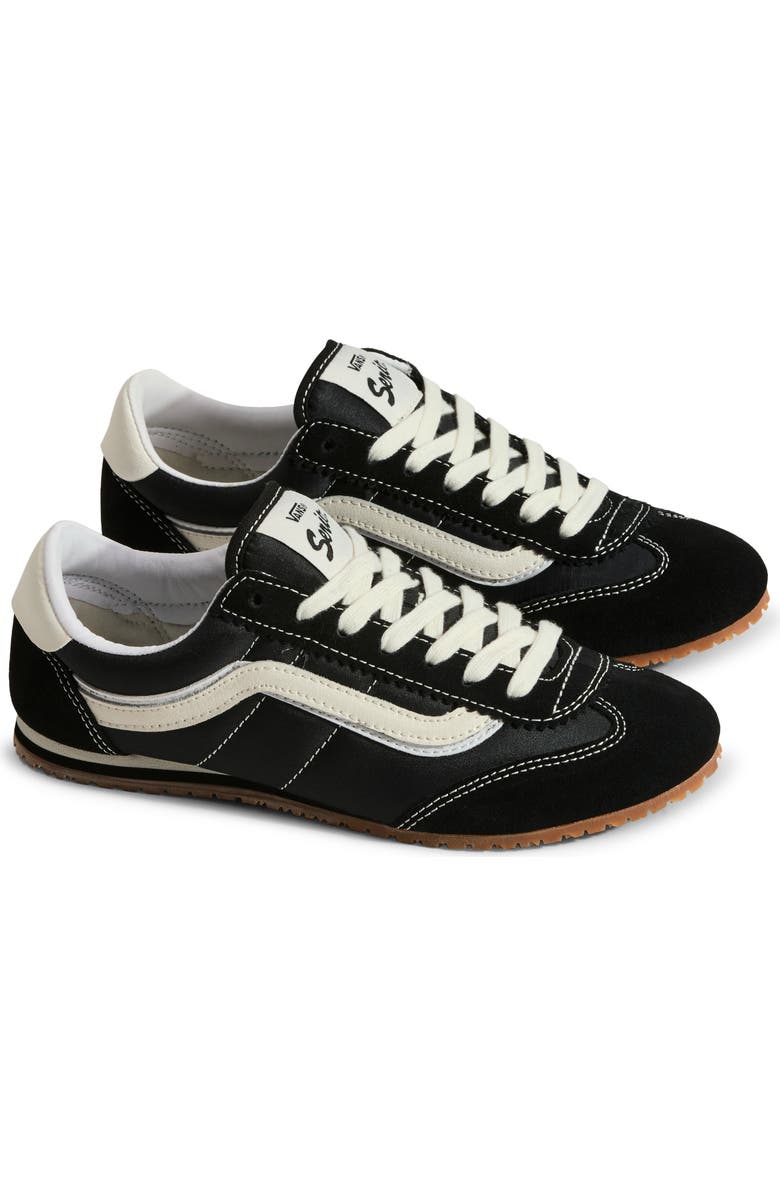 Vans Super Lowpro sneakers in black and white