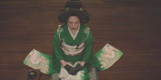 Lady Hideko (Kim Min-hee) entranced in The Handmaiden