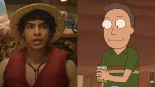 Luffy and Jerry side by side