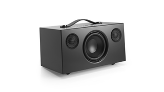 Audio Pro C5 MkII black colourway on a white background