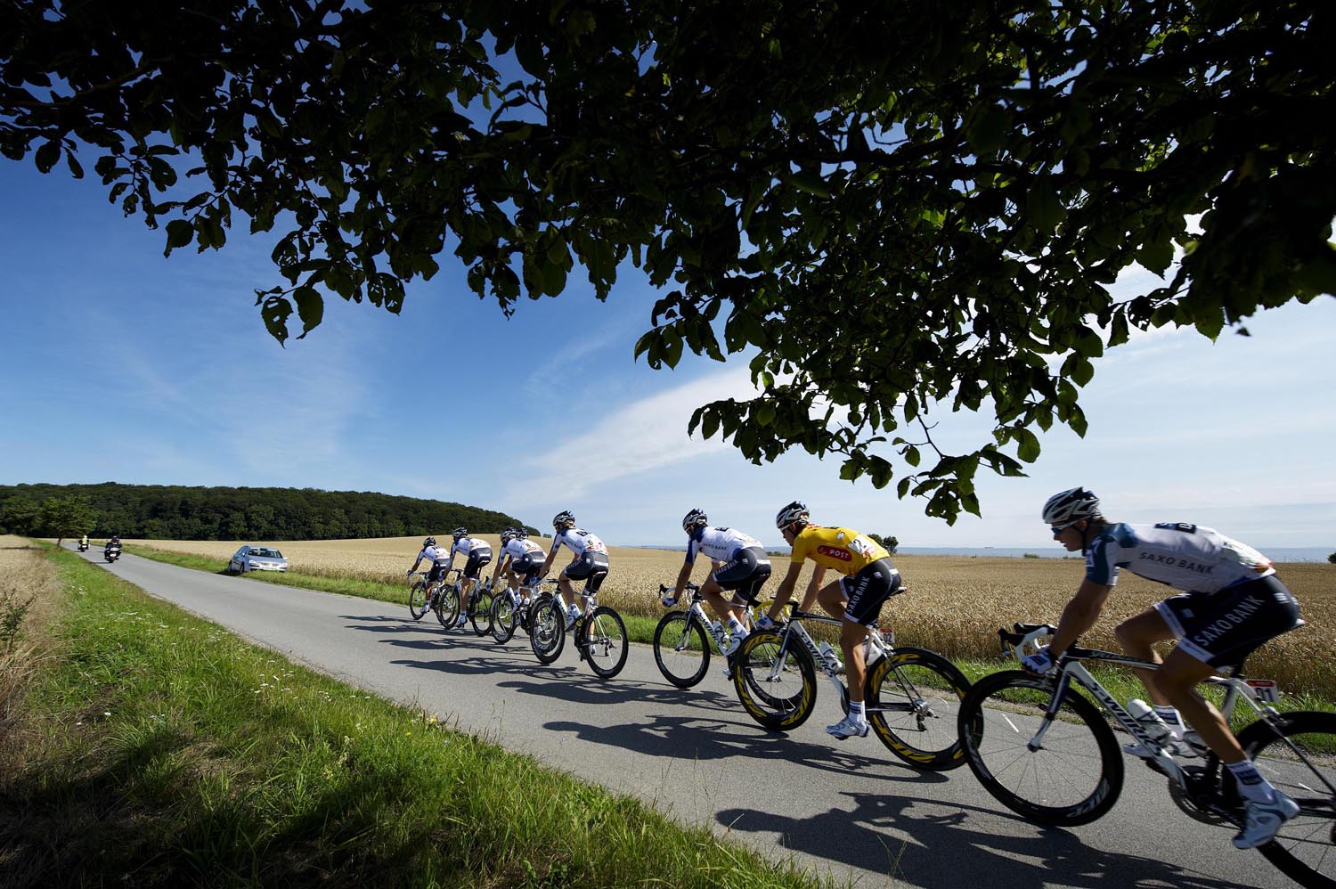 Saxo Bank lead, Tour of Denmark 2010, stage 4