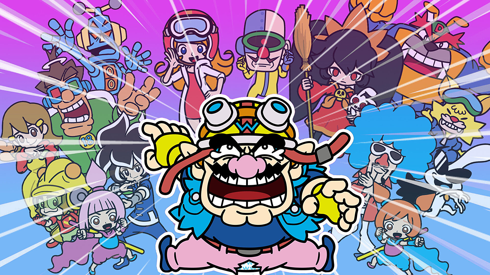 A screenshot from WarioWare Get it Together on Nintendo Switch