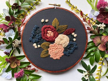 embroidery hoop art kit 