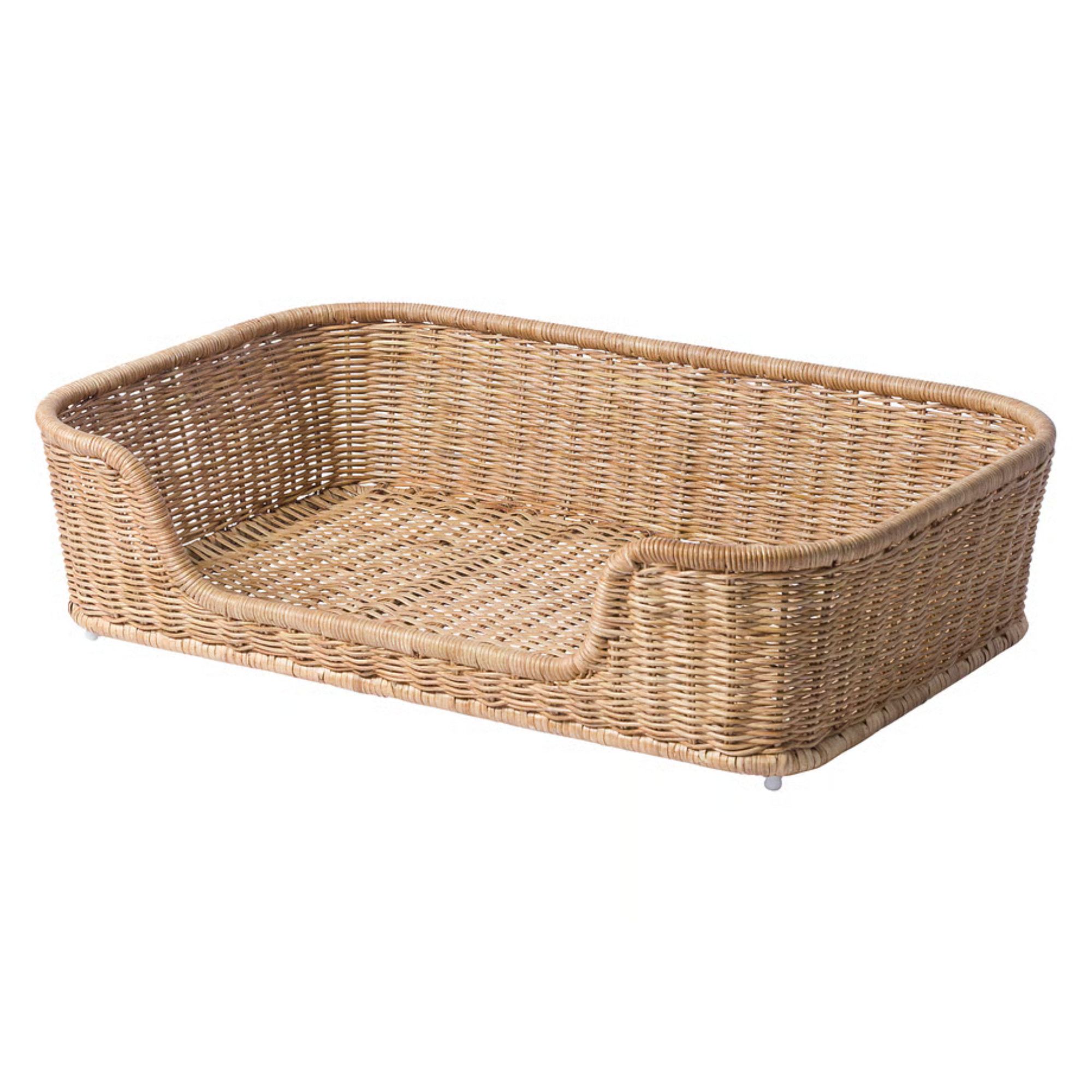 IKEA rattan dog bed