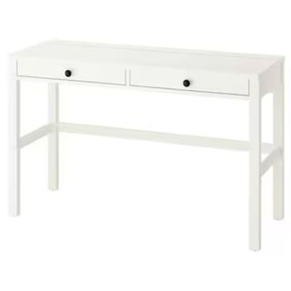 IKEA Hemnes desk against a white background.