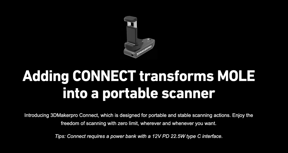 3DMakerPro Mole 3D Scanner