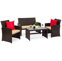 Best Choice 4-Piece Wicker Patio Furniture Set: $319.99