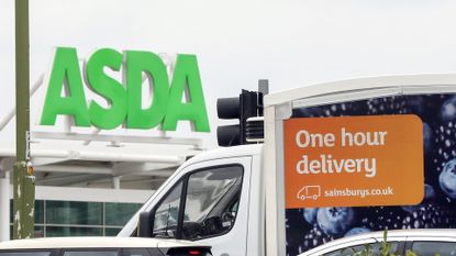 Asda and Sainsbury's, delivery prices