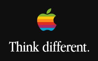 Think different Apple logo