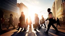 People walking.