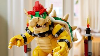 LEGO The Mighty Bowser closeup
