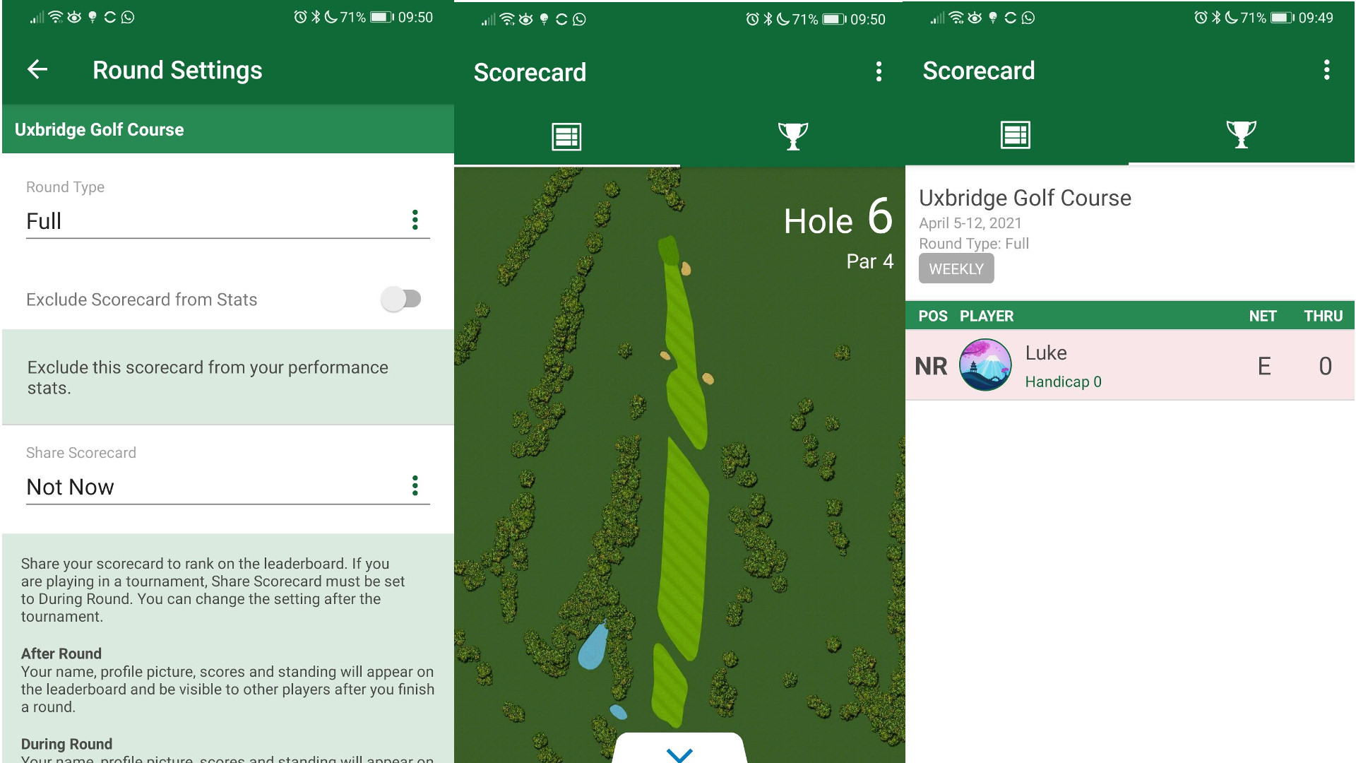 Garmin Golf app