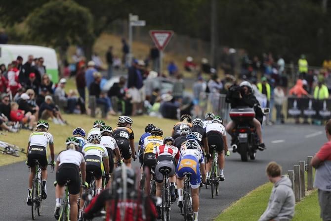 A large crowd turned out for day two of the Bay Crits.
