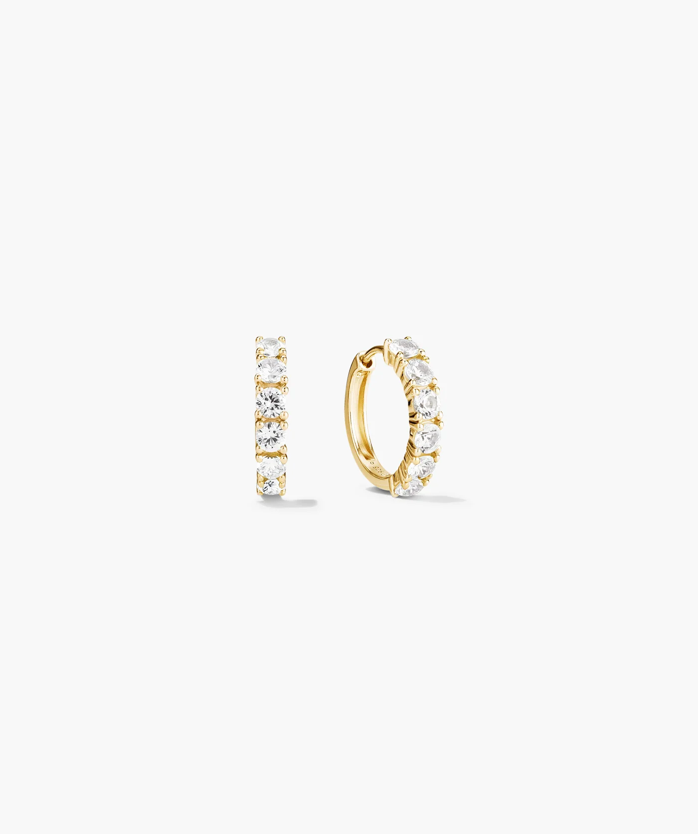 Mejuri, 18k Gold Vermeil / Lab Grown White Sapphire