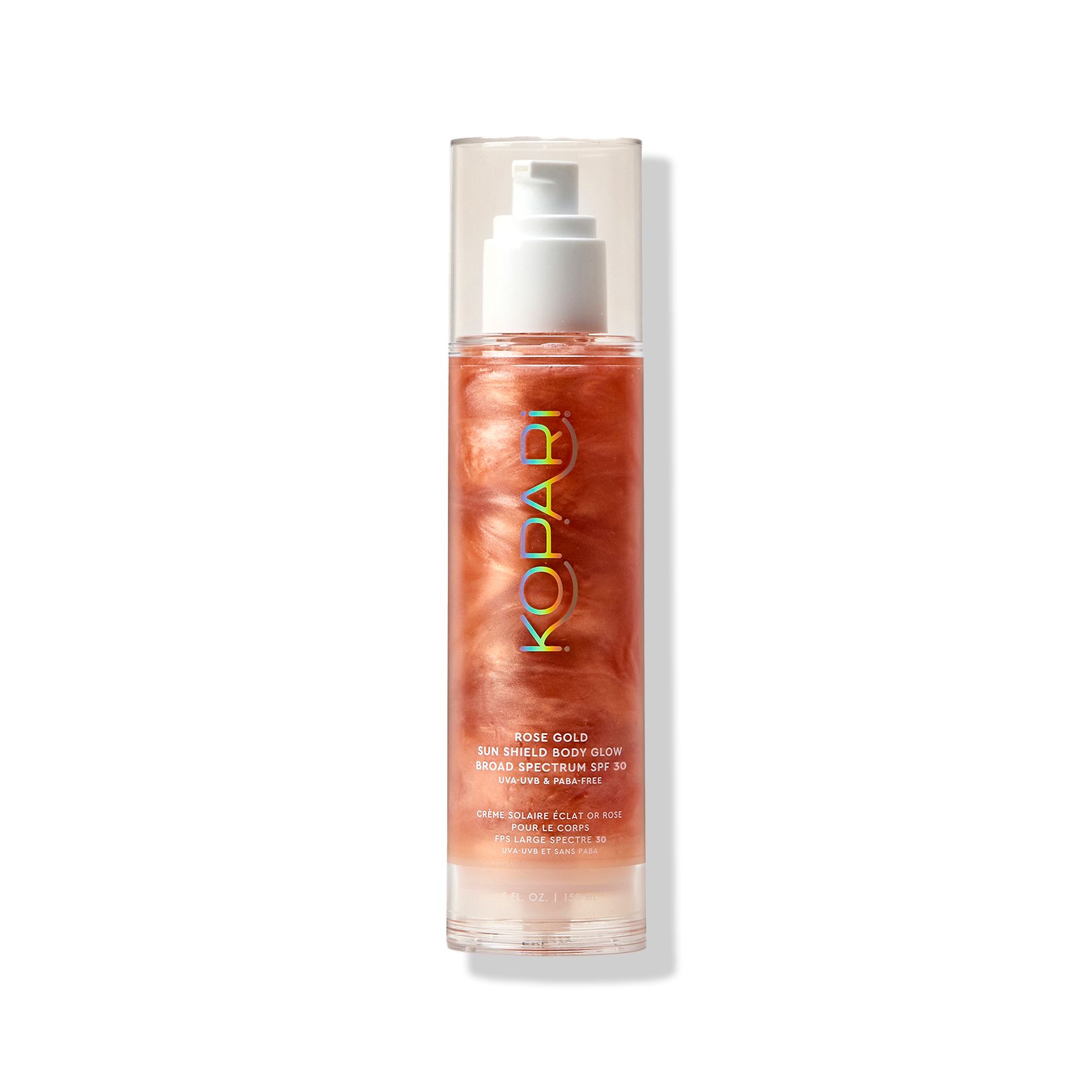Kopari Rose Gold Sun Shield Body Glow Sunscreen Spf 30