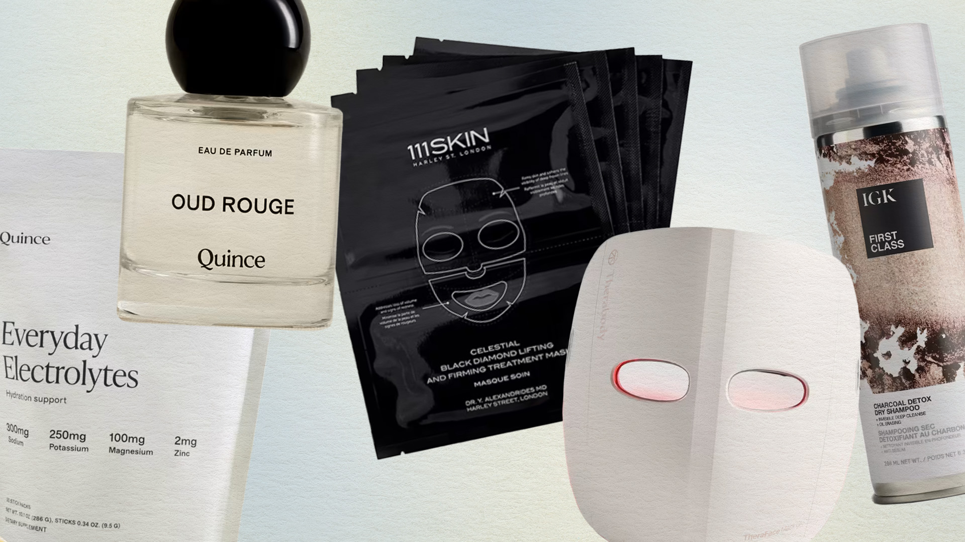 Collage Image of Health and Wellness Holiday Gifts From Quince