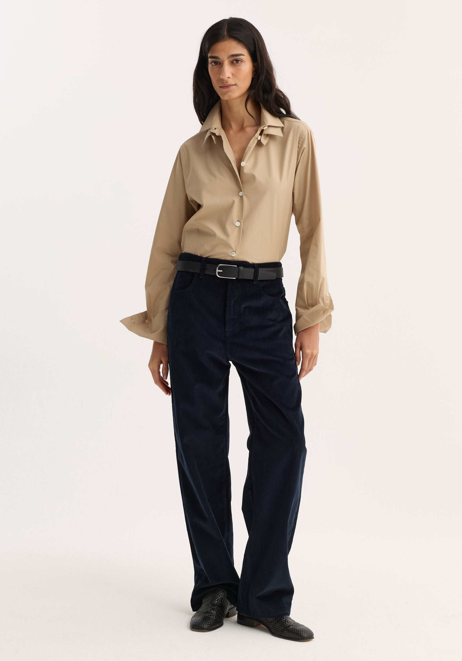 Relaxed Corduroy Trousers | Night