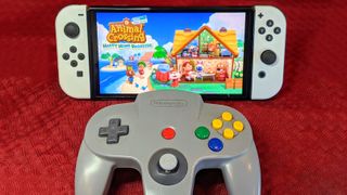 Nintendo Switch Oled Model Animal Crossing N64 Controller Brighter