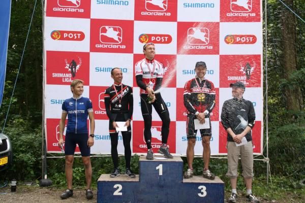 Elite men's podium