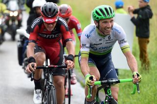 Michael Albasini escapes on stage three of the 2016 Tour de Suisse