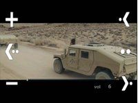 Video on the LCD touchscreen