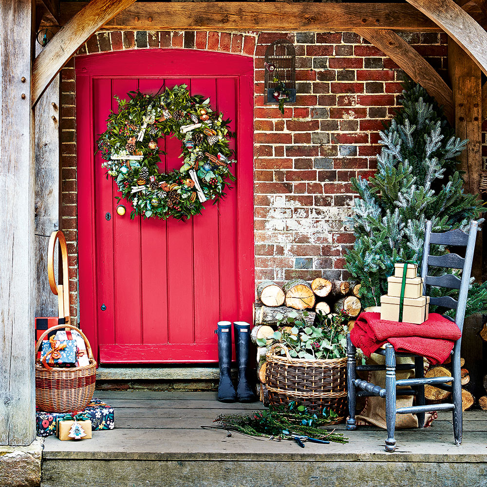 real christmas tree exterior