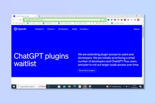 The Plugins page for ChatGPT
