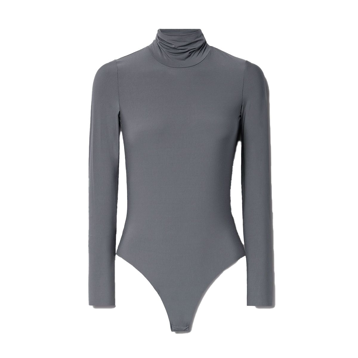 Butter Stretch-Modal Turtleneck Thong Bodysuit
