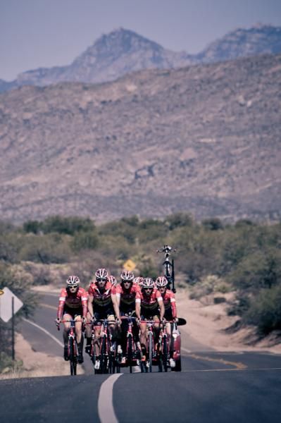 The Kenda/5 Hour Energy team on the windy roads of Tucson
