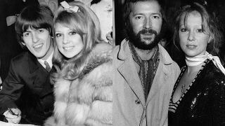 Patti Boyd, George Harrison and Eric Clapton