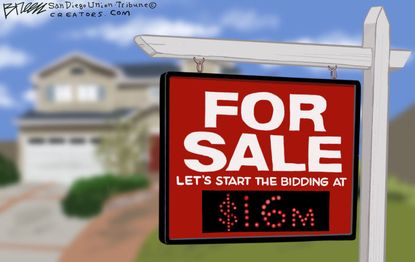 editorial cartoon housing prices