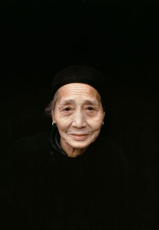 Retired woman, China, 1979