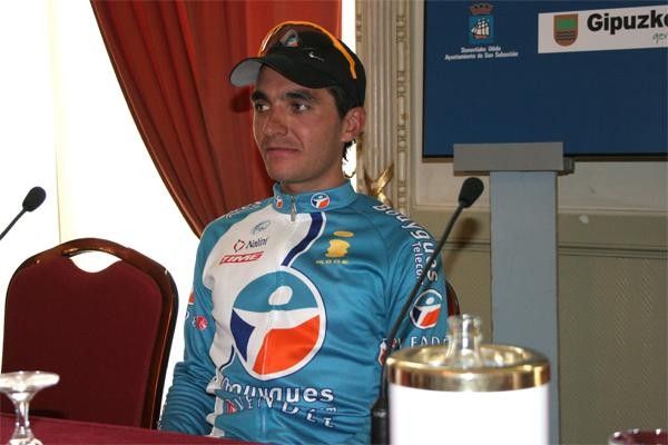 Looking a bit nervous at the press conference