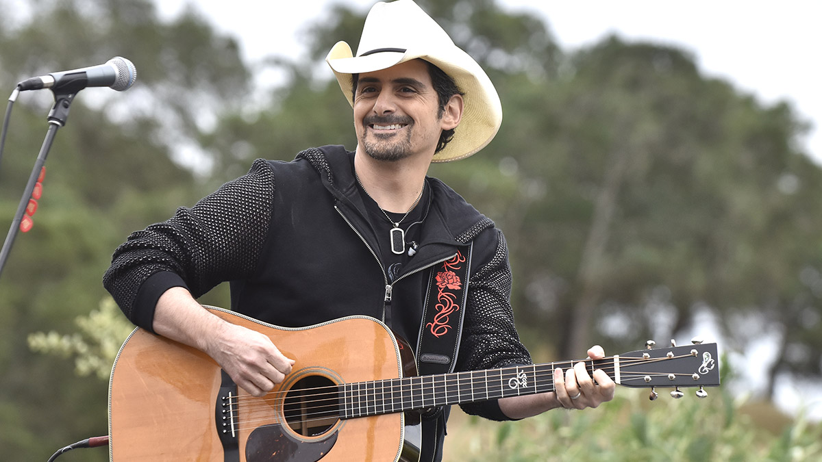 Brad paisley store acoustic guitar