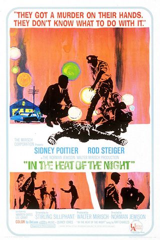 Original poster for the film In The Heat of the Night