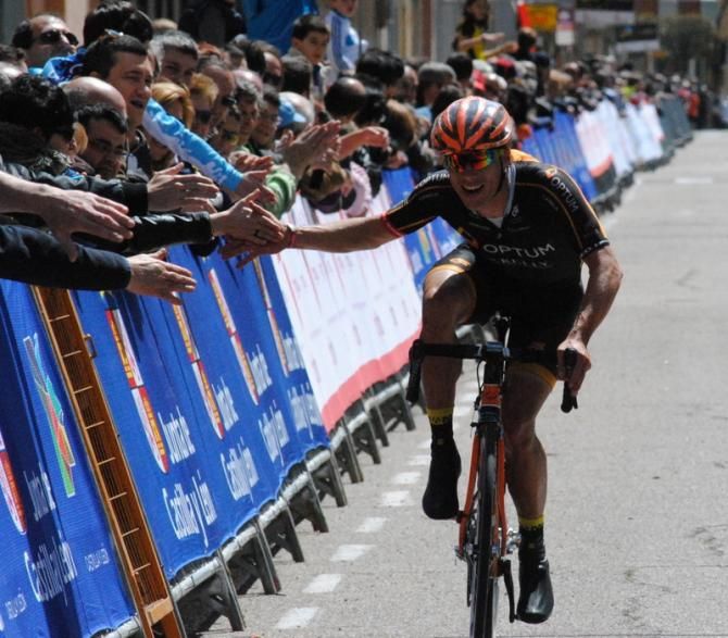 Tom Soladay (Optum) enjoys the public!