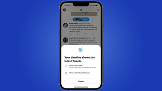 Twitter latest tweets feature