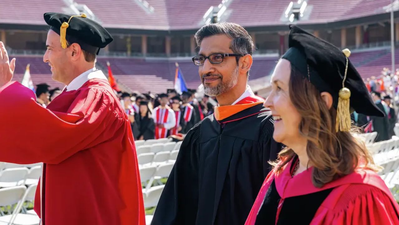 'People thought it would be really difficult for me': Alphabet CEO Sundar Pichai dodges AI at Stanford graduation speech